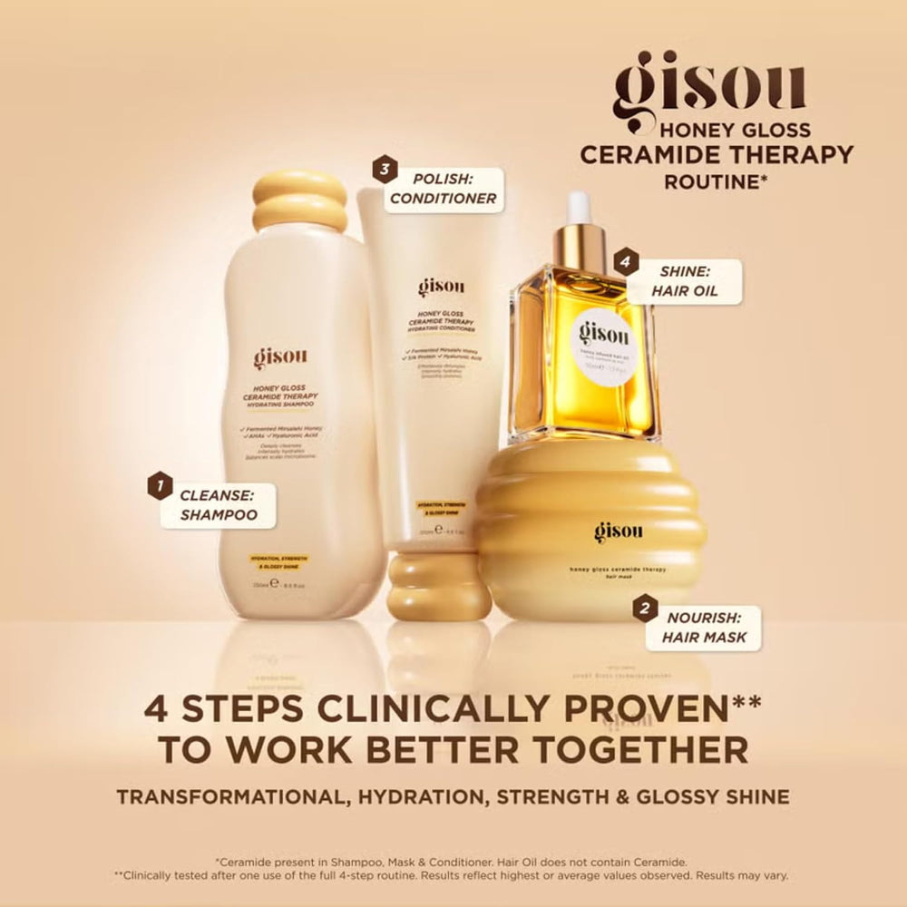 Gisou Honey Gloss Ceramide Therapy Hydrating Shampoo 75ml