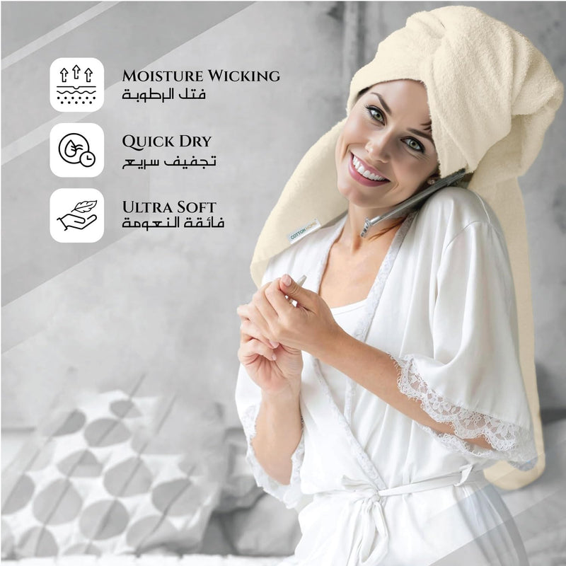 Cotton Home Rest Bath Towel- Set of 2 Sky Blue, Cotton Towel | 70x140cm / 27x55 inch, Luxury Hotel Towel Set Absorbent Durable Lightweight Washable Quick Dry Spa Quality Beach Pool Family Bath Towel.