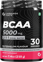 Carbamide Forte Micronized Creatine Monohydrate Powder - 83 Servings, 250g Creatine Supplement Powder for Lean Muscle Volumization, Strength & Energy - BCAA Powder BlueBerry Flavour Blue