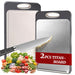 2PCS Titanium Cutting Board, S316 Stainless Steel Chopping Board, Double-Sided Food Grade Cutting Board, Dishwasher Safe Ideal for Handling Meat and Vegetables Separately