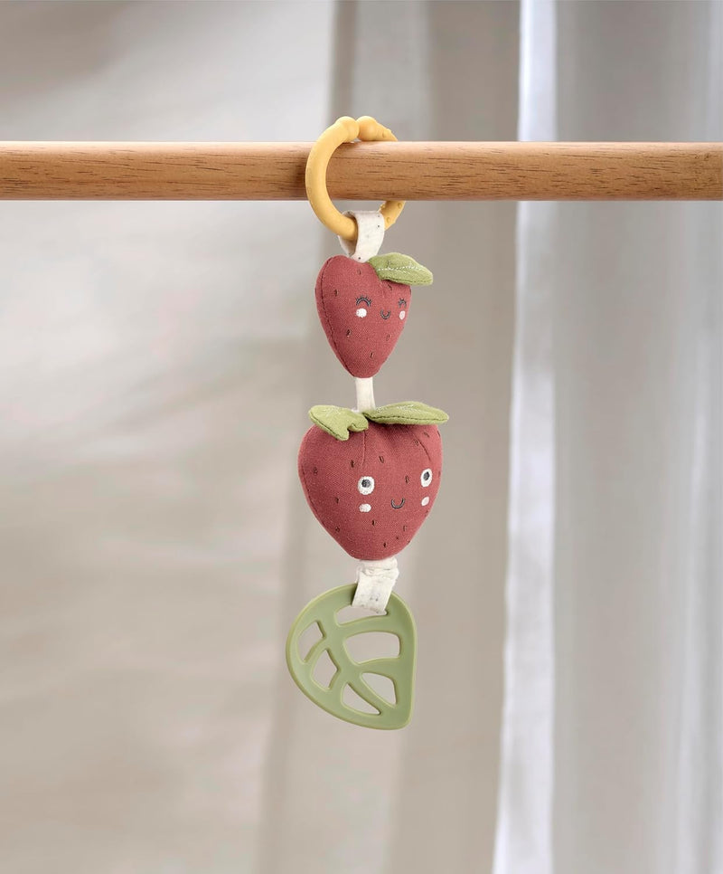 Mamas & Papas Linkie Teething Toy, Grateful Garden, Strawberry