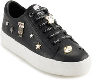 KARL LAGERFELD Women's Cate Pins Sneaker - Black Multi