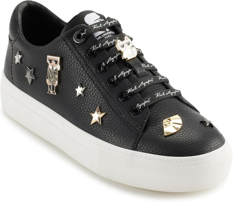 KARL LAGERFELD Women's Cate Pins Sneaker - Black Multi