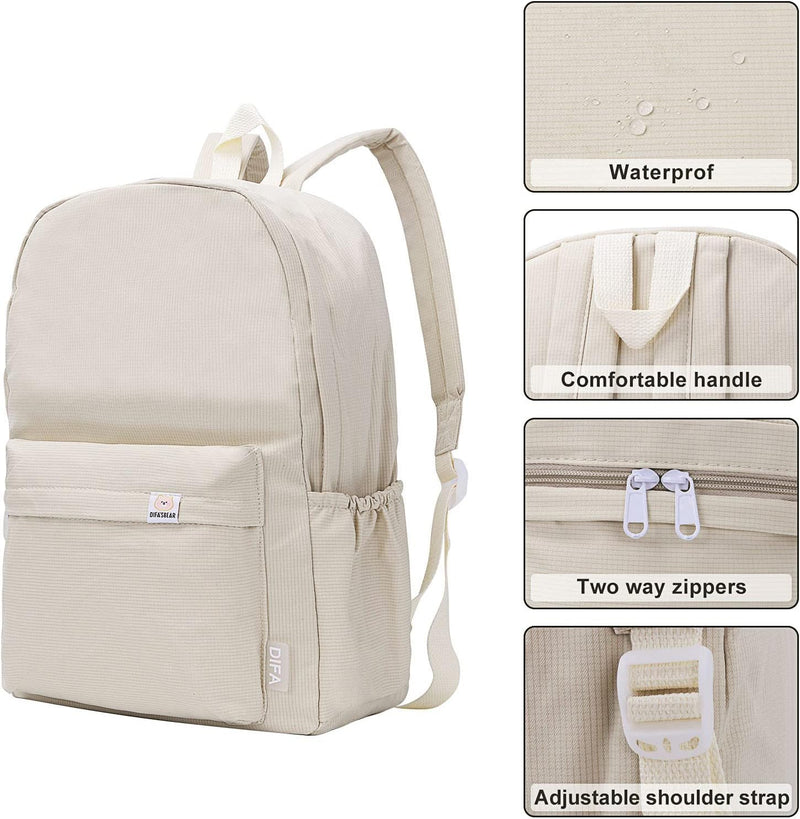 TIAASTAP Aesthetic Backpack School Bags for Teenage Girls Backpacks for School for Girls Women Backpacks for School College Backpack Back to School