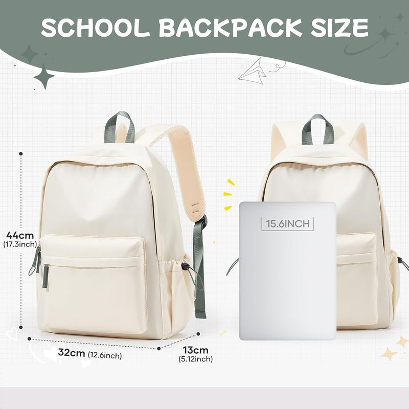 VECAVE Lightweight Casual Laptop Backpack Purse for Women,Travel Backpack with laptop compartment
