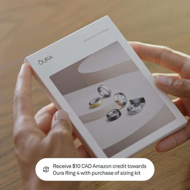 Oura Ring 4 Sizing Kit - Size Before You Buy - Unique Sizing Classification for Smart Rings - Receive Credit for Purchase