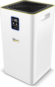 Karcher AF 50 Air Purifier for Large Rooms, HEPA 13 & Activated Carbon Filter, Removes 99.95% of Allergens, Pollen, Dust & Auto Mode with Laser Air Quality Sensor, for Rooms up to 100 m² - 30-60 mÂ² For 30 mÂ²* – 60 mÂ² Rooms