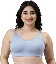 Women A112 Non Padded Non Wired Bra - CHAMBRAY MELANGE