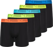 mens 5 Pack Performance Boxer Briefs Boxer Briefs - Black/Bright
