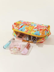 Cute Pencil Case Aesthetic Student Pouch Yellow Bow - Red Bow
