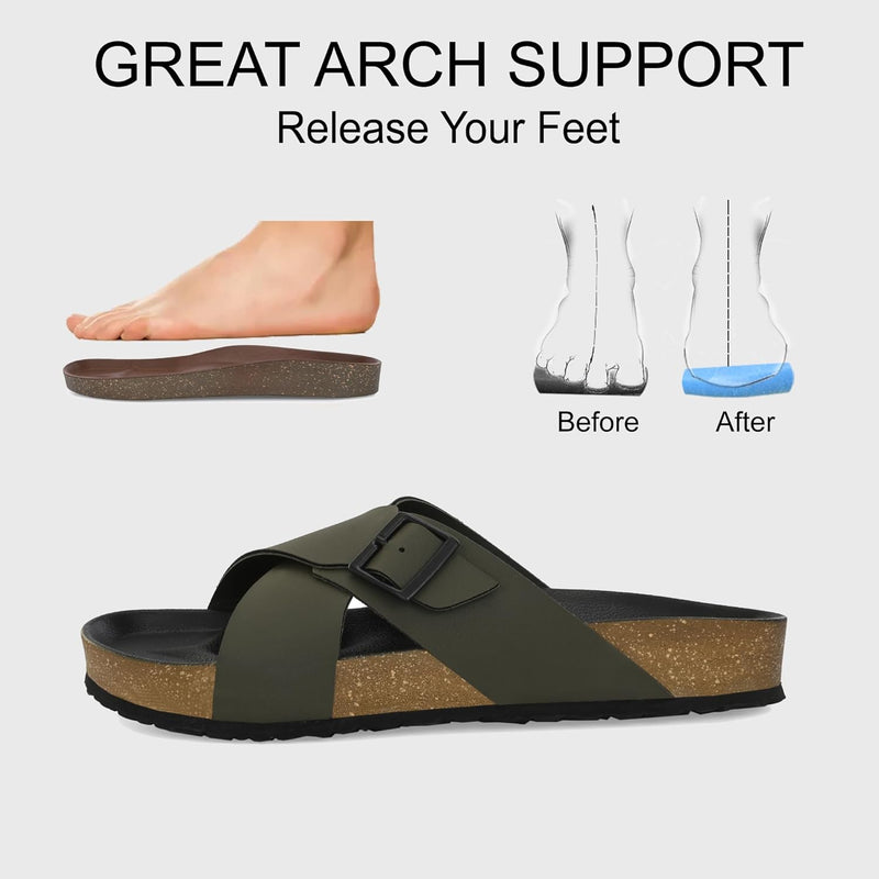Centrino 7311 mens Cushion Sliders/Slippers | PU Padding on the Footbed | Bounce Back Technology | Comfortable & LightWeight | Waterproof & Everyday Flip Flops for Men and boys