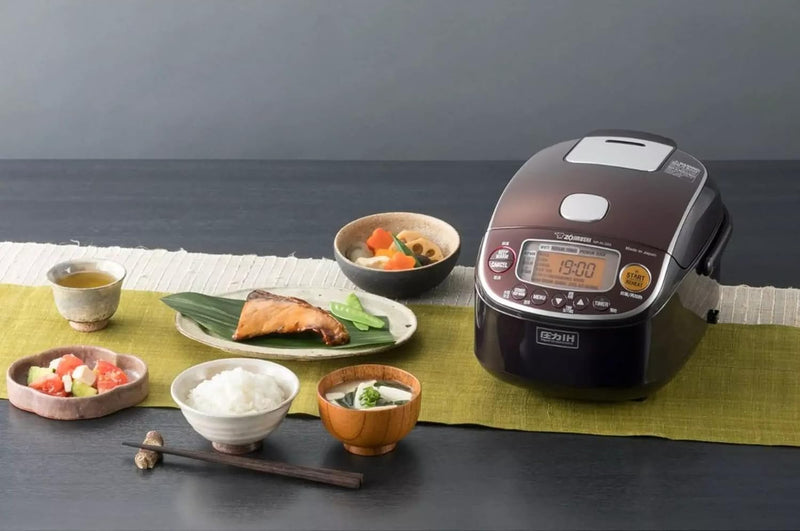 Zojirushi Electronic Rice cooker/warmer 0.5 ltr Dark brown
