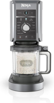 CREAMi Deluxe Ice Cream Maker & Frozen Dessert Maker with 3 Tubs, 10 Functions, Makes Ice Cream, Gelato, Sorbet, Frozen Yoghurt, Milkshakes, Slushi & More, Silver, NC501ME, 2 Years Warranty - Ninja Creami