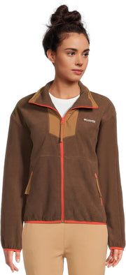 womens Sequoia Grove Full Zip Fleece - Brown