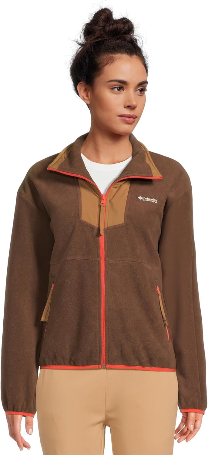 womens Sequoia Grove Full Zip Fleece - Brown