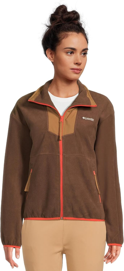 womens Sequoia Grove Full Zip Fleece - Brown