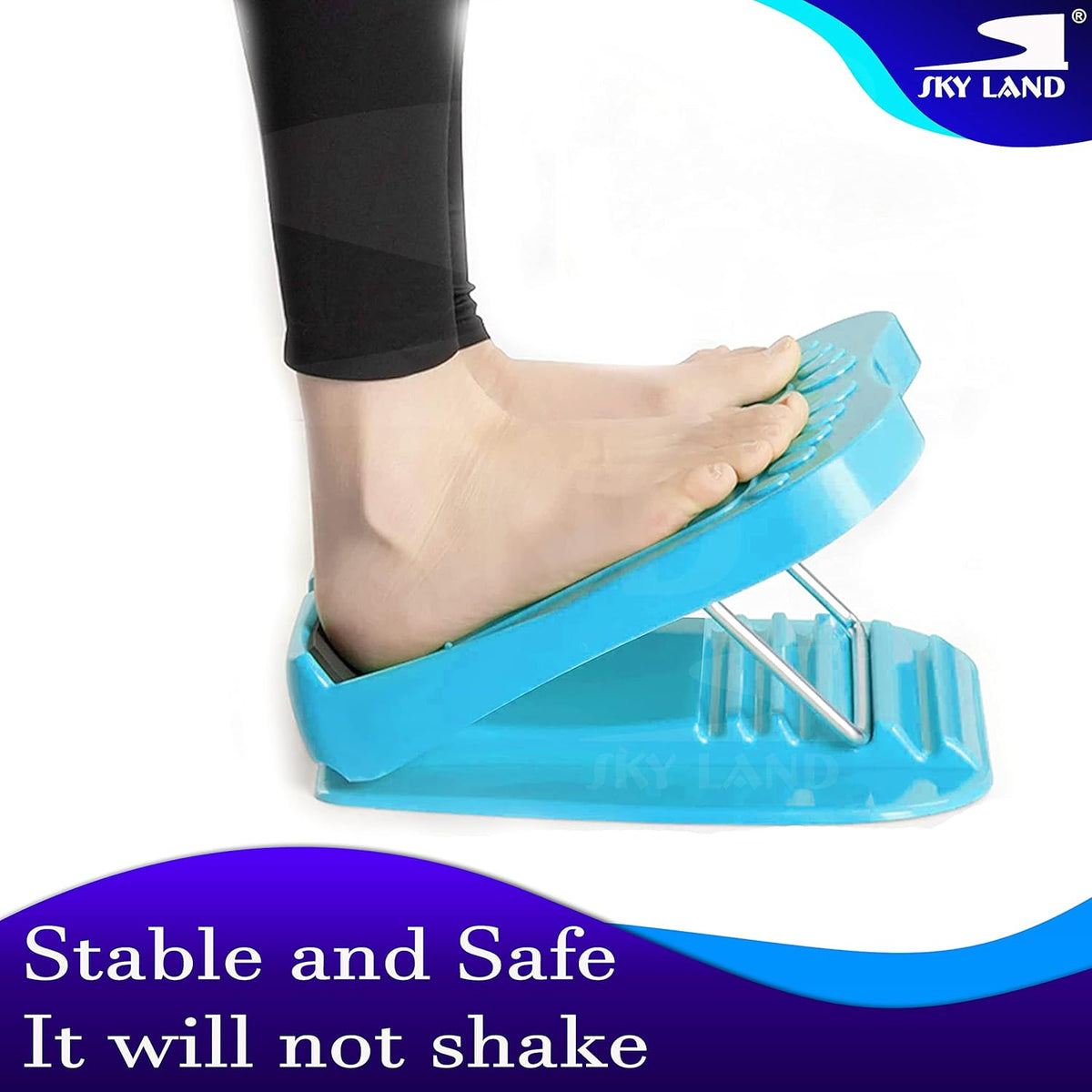 Portable Strength Training Equipment Leg Slant Board For Calf Stretcher Ankle And Stretching Tight Calves And Have 4 Adjustable Incline Angle With Max User Weight Of 330 Lbs. Em 9347 B, Blue – image 5