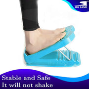 Portable Strength Training Equipment Leg Slant Board For Calf Stretcher Ankle And Stretching Tight Calves And Have 4 Adjustable Incline Angle With Max User Weight Of 330 Lbs. Em 9347 B, Blue