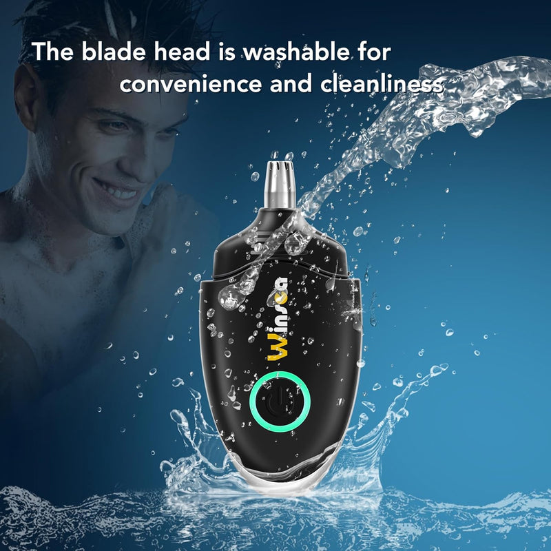 Winsea Ear and Nose Hair Trimmer Clipper for Men and Women – High-Precision, USB Rechargeable, Waterproof, Safe and Quiet Operation, Portable Design