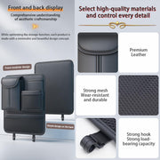 TERRIFI Backseat Car Organizer with 5 Storage Pockets, Car Seat Organizer, Car Seat Back Protectors Kick Mats, Travel Accessories for Kids and Adults