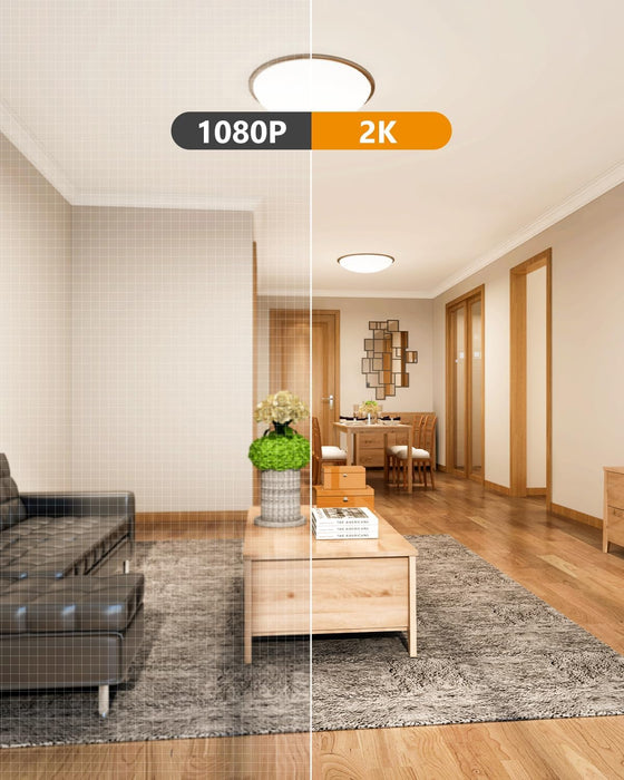Imou 2K Camera for Home Wifi Cameras Security Camera 360° Indoor Cameras Ultra-Clear Surveillance Camera Human Detection, Abnormal Sound for Baby Monitor Night Vision, Smart Tracking(DK2 2K)