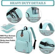 VASCHY Backpack for Women Men, Ultra Lightweight School Bag for Kids Teen Boys Girls, Casual Daypack Work, Travel