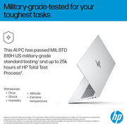 OmniBook 7 Laptop 2025 Model 16" WQXGA Intel Core Ultra 7-255H 32GB RAM 1TB SSD Windows 11 Glacier silver Standalone 16-AY0002NE En-Ar Keyboard UAE Version