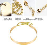 Dress Mirror Metal Girdle, Gold Adjustable Waist Chain Belt Dress Accessories for Girls Women Party Wedding Festival