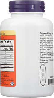 Pumpkin Seed Oil 1000 Mg Softgels - 100 Softgels