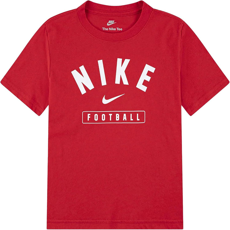 Unisex Kids Football BCS Field Sport TEES AND T-SHIRTS (pack of 1) - UNIVERSITY RED