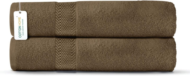 Cotton Home Rest Bath Towel- Set of 2 Sky Blue, Cotton Towel | 70x140cm / 27x55 inch, Luxury Hotel Towel Set Absorbent Durable Lightweight Washable Quick Dry Spa Quality Beach Pool Family Bath Towel.
