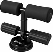 Konex Sit Up Bar for Home & Gym Workouts Portable Abdominal Curl Exercise Equipment with Strong Suction Base Ideal for Hips, Legs, Back, Abs & Core - Black