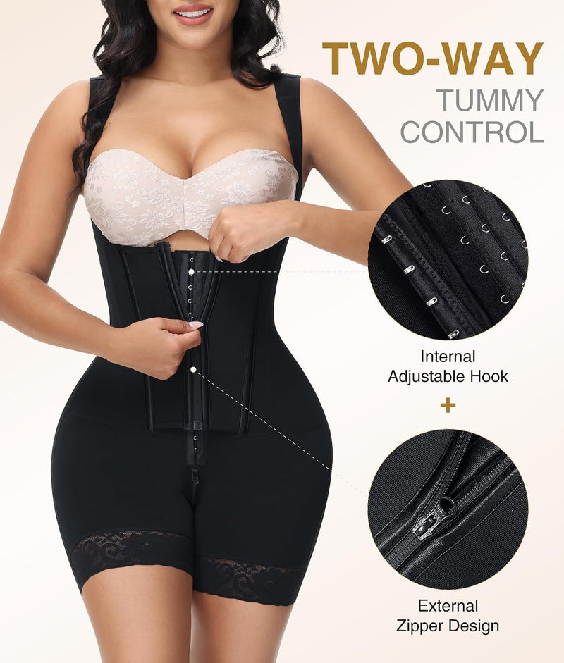 Fajas Colombianas Moldeadoras Shapewear Tummy Control Body Shaper Girdles Post Surgery Compression GarmentL