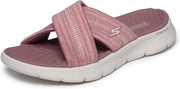 Go Walk Flex Sandal - Elation womens Slide Sandal - Mauve