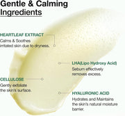 Heartleaf LHA Moisture Peeling Gel, Gentle Exfoliation, Hydrating Facial Peel, Pore Care, Dead Skin Removal, Natural Cellulose for Soothing, Vegan, Korean Skin Care (120ml/4.05 fl.oz.)