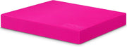Balance Pad, Nonslip TPE Foam Balance Pad with Upgraded Sizes - L, XL, XXL Balance Mat for Fitness, Yoga & Stability Training - Multicolor Options - Pink L - 39.37 x 33.02 x 5.08 cm Large