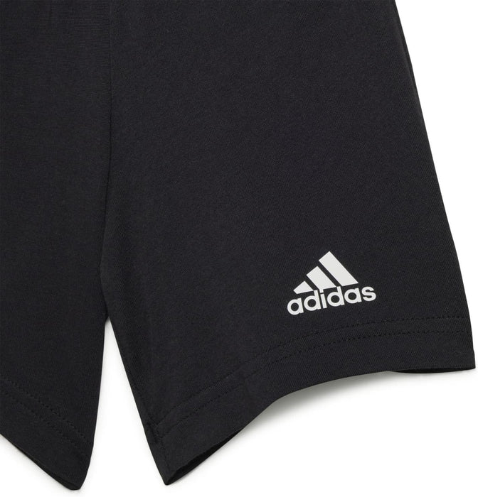 adidas Unisex Baby Infants Essentials Organic Cotton Logo And Short Set (Gender Neutral) T-Shirt Set, 12-18 months