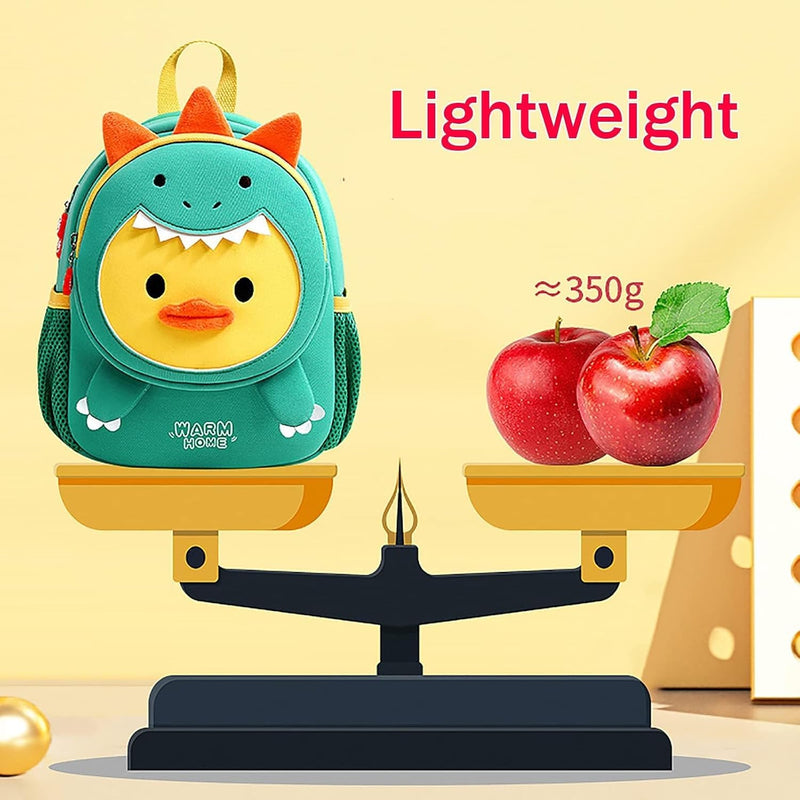 Cute Toddler Backpack Toddler Bag Schoolbag Animal 3D Cartoon Mini Travel Bag for Baby Girl Boy 2-8 Years Small Kids Daypack,Bunny