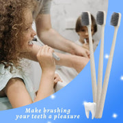 SYOSI 30 Count Disposable Toothbrushes with Mini Toothpaste Individually Wrapped, Travel Size Toothbrush Set Kit, On The Go Disposable Toothbrush for Travel, Hotel, Guest Bathroom Essentials