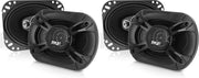 Pyle 2-Way Universal Car Stereo Speakers - 120W 3.5 Inch Coaxial Loud Pro Audio Speaker OEM Quick Replacement Component Vehicle Door/Side Panel Mount Compatible PL31BK (Pair) - 6 x 8 (Pack of 2)
