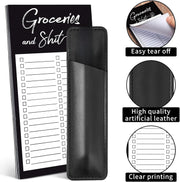 Magnetic Notepads for Refrigerator, Featuring a Convenient Magnetic Back for Easy Attachment to Metal Surfaces for Shopping List To-Do List Recipes