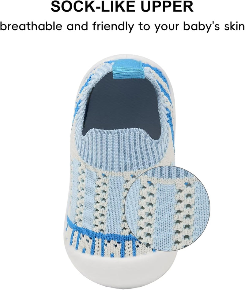 Baby Boy Girl Walking Shoes Non-Slip Toddler Sock Shoes 6 9 12 15 18 24 Months