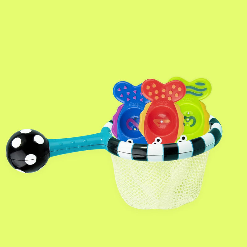 Sassy Developmental Bath Toy, Catch And Count Net