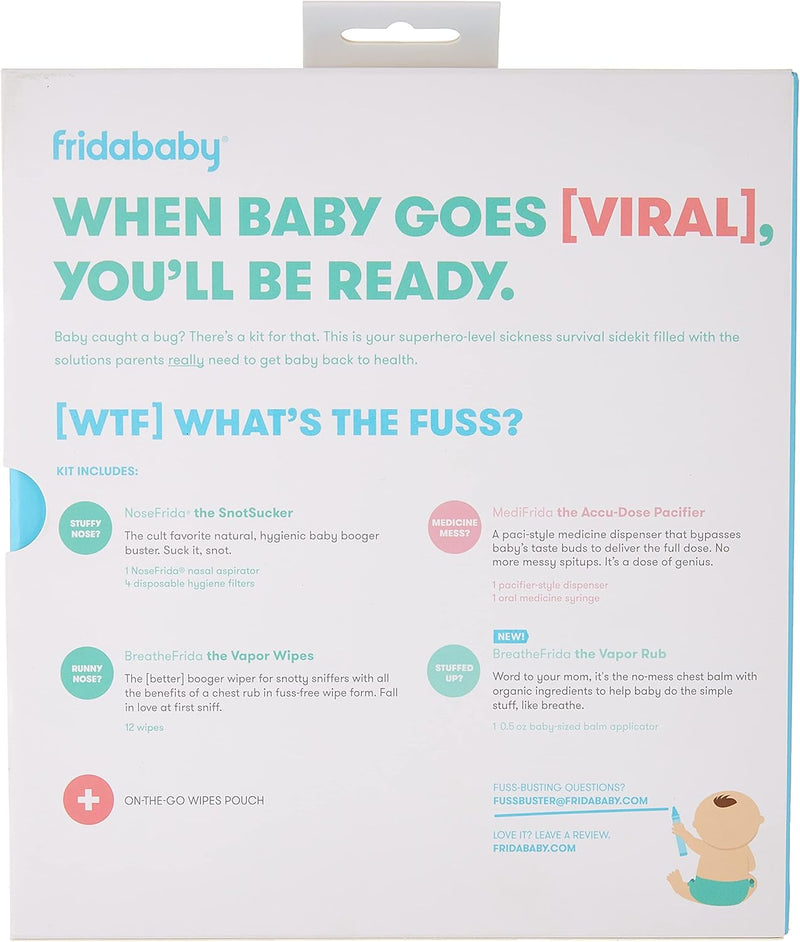 Fridababy Baby Sick Day Prep Kit - The Superhero Survival Kit & SleepFrida THE NATURAL VAPOR BATH BOMBS
