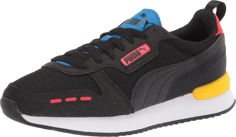 R78 mens Sneaker - Black-black-high Risk Red