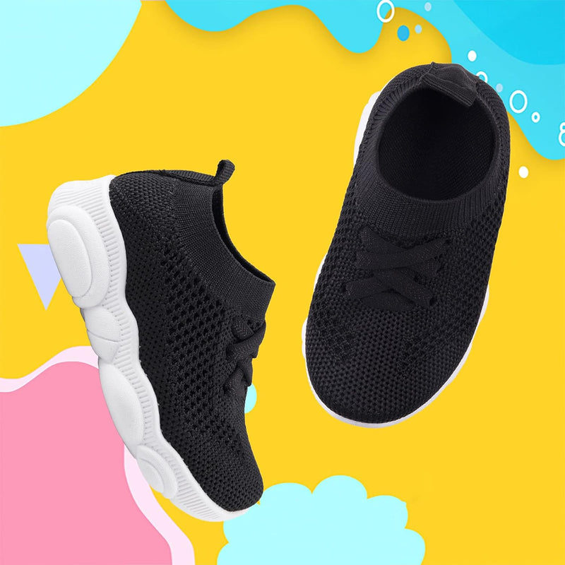 Baby First Walking Shoes 1-4 Years Kid Shoes Trainers Toddler Slip on Infant Waves Shoes Boys Girls Cotton Mesh Breathable Sneakers Outdoor