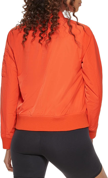 Levi's Women's Women's poly bomber jacket with contrast zipper pockets Jacket