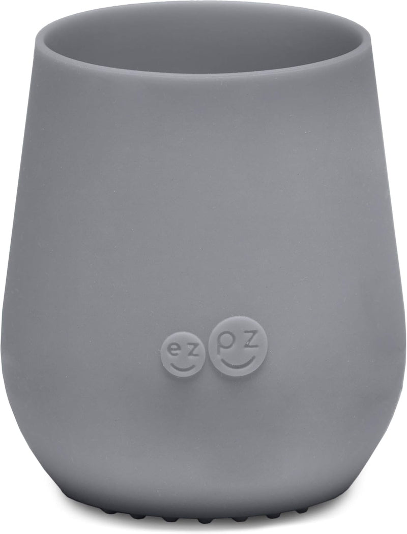 ez pz Ezpz Tiny Cup (Sage) - 100% Silicone Training Cup For Infants - Designed By A Pediatric Feeding Specialist - 4 Months+, EUtss001, Infants Training Cup