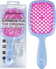 Hair Brush Comb For Hair Detangling Hair Brush Women Hair Styling Brush Hairbrush For Fine Hair Massage Comb Straw Hair Brush Vented Light Green+Purple - 007 Rose Red+Blue