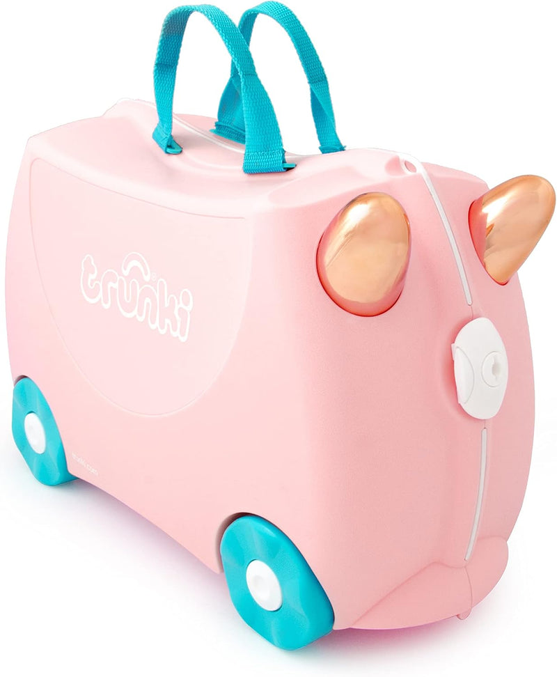 Harley The Ladybug Ride On Suitcase Red TI0092 GB01, Harley Ladybug (Red Pokadot), 0092-GB01, Harley (Red) - Flossi Flamingo